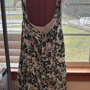Kori Green and Cream Floral Mini Dress